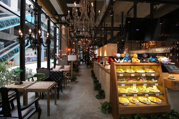 Cafe lighting design